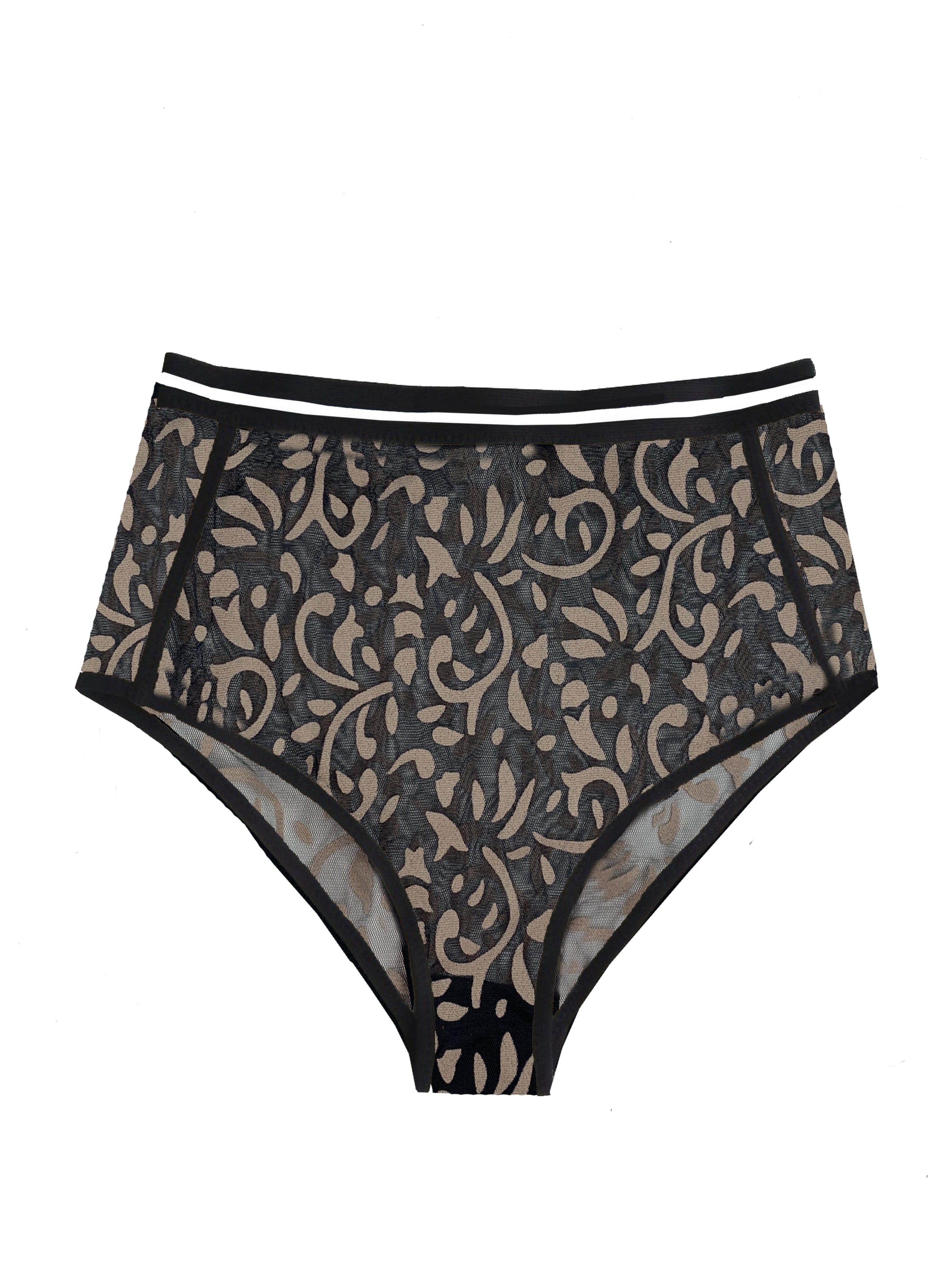 Celeste High Rise Mesh Underwear
