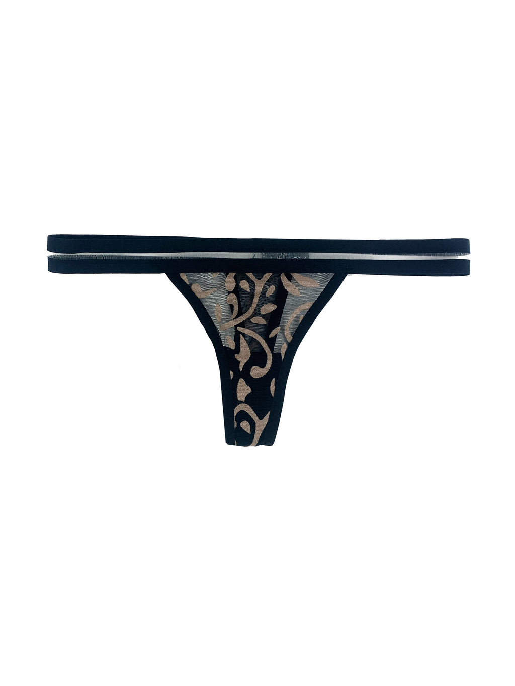 Celeste Mesh Thong